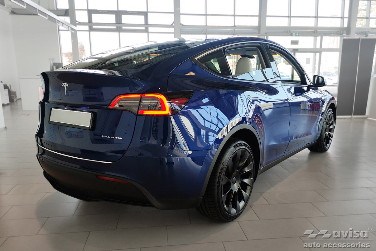 Lastskydd Tesla modell Y 2020+ – Silver – detaljbild 2