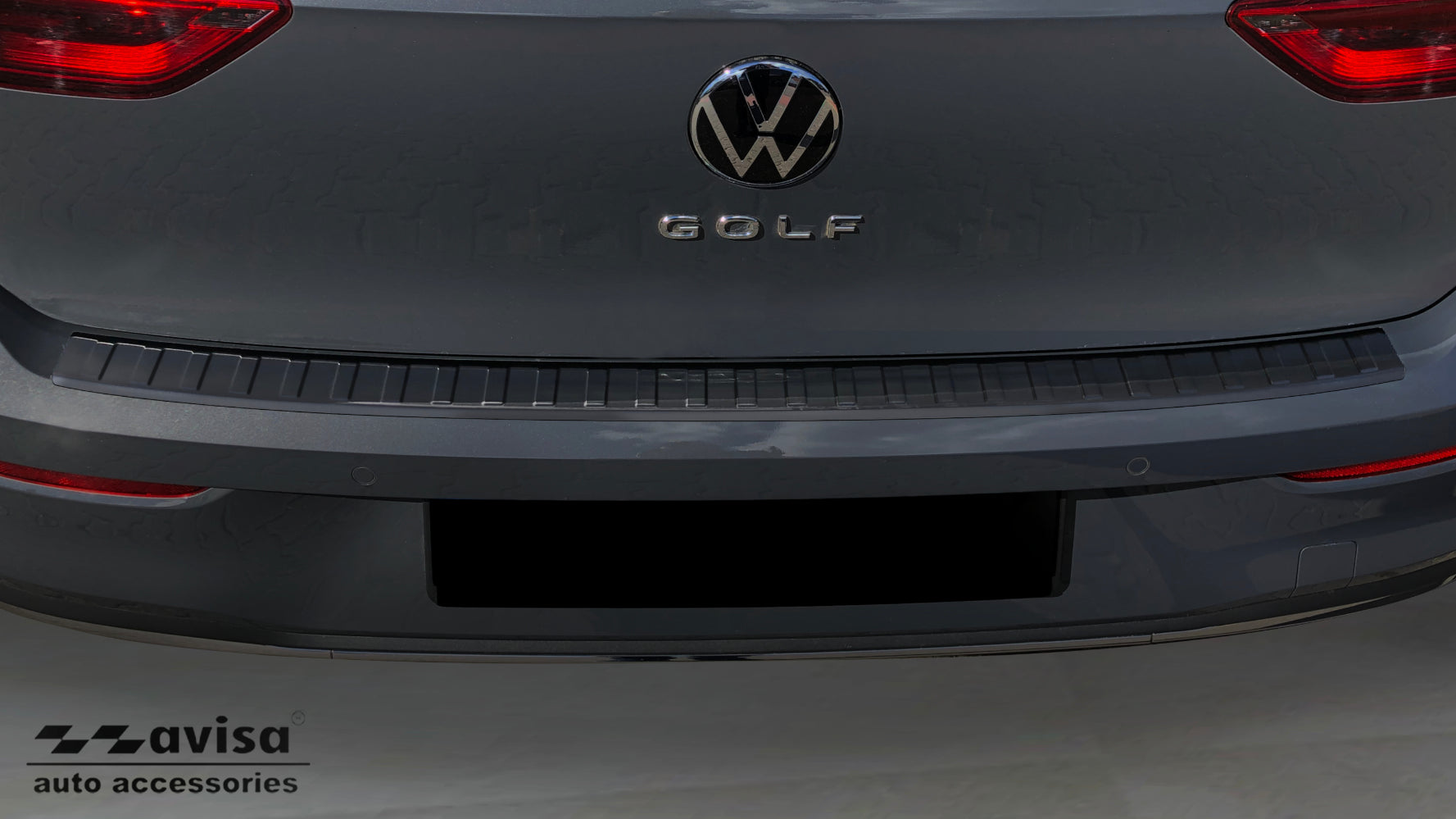 Lastskydd Volkswagen Golf VIII halvkombi 5-dörrars 2019+/ VW Golf VIII GTI Clubsport edition 2019–2024 facelift 2024+ – Svart – detaljbild 3