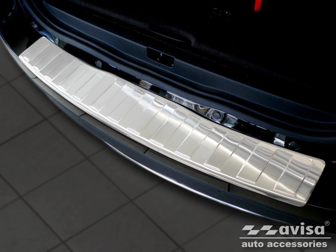 Lastskydd Renault Grand Scenic III minivan 2009–2013, facelift 2013–2016 – Silver satin – detaljbild 3