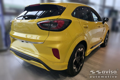 Bakluckelist Ford Puma crossover 2019+ – Silver satin – detaljbild 2
