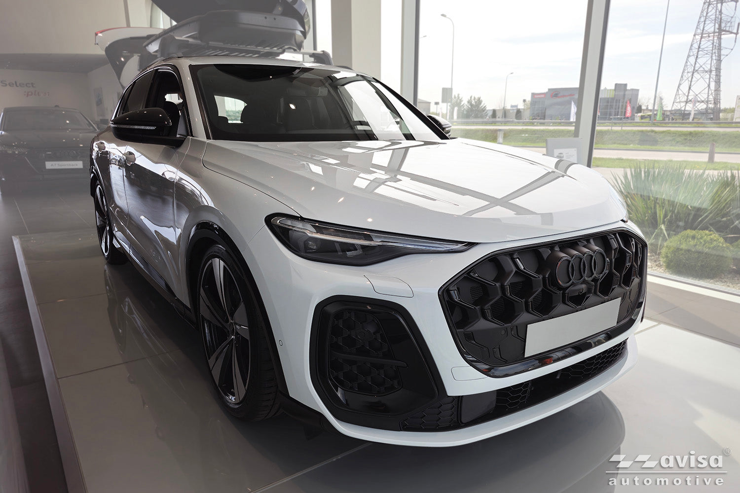 Lastskydd Audi Q5 III 2024+ – Svart – detaljbild 3