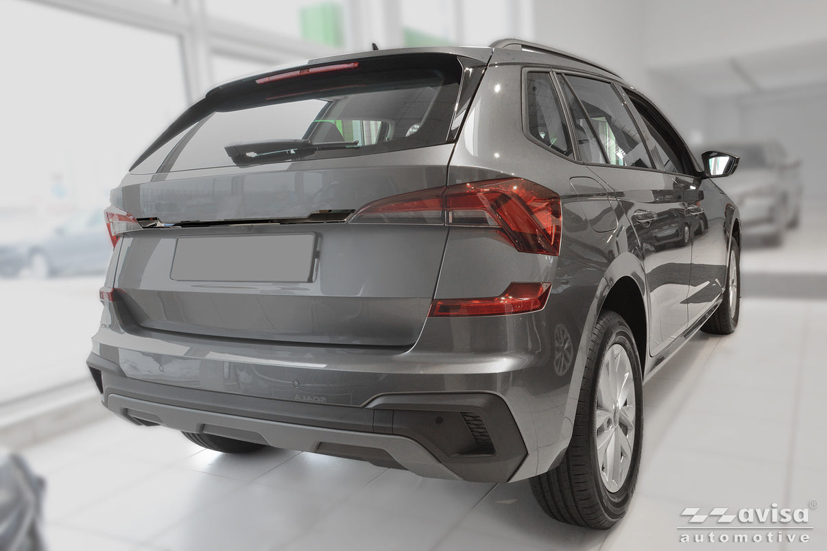 Bakluckelist Skoda Kamiq 2019+24, facelift 24– – Spegelblank svart – detaljbild 2