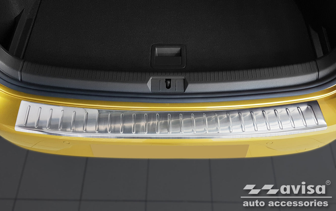 Lastskydd Volkswagen Golf VII 5-dörrars/ 3-dörrars halvkombi 2012–2017, facelift 2017–2019 – Silver satin – detaljbild 2