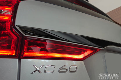 Bakluckelist Volvo XC60 II/ XC60 II R-Design 2017+facelift 2021, facelift 2021+/ Plug-In Hybrid 2019+facelift 2021… – Spegelblank svart – detaljbild 3