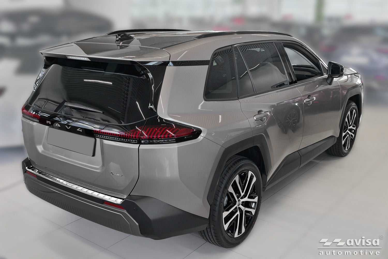 Lastskydd Toyota Rav 4 VI (XA6) 2026+ – Spegelpolerat silver – detaljbild 2