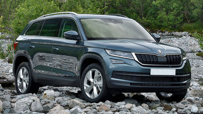 Lastskydd Skoda Kodiaq crossover 2016–2021, facelift 2021–2024 m.fl. – Svart – detaljbild 2