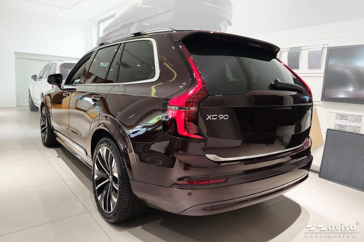 Bakluckelist Volvo XC90 II 2015–2019, facelift 2019–2024, facelift 2024+ – Silver satin – detaljbild 2
