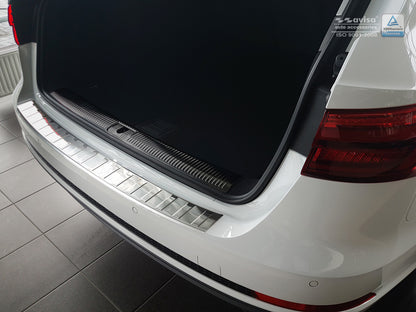 Lastskydd Audi A4 B9 Avant/ S-line 2015–2019, facelift 2019+ / Audi S4 Avant 2015–2019, facelift 2019+ – Silver satin – detaljbild 3