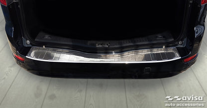 Lastskydd Ford Mondeo IV MK4 Kombi facelift 2010–2014 – Silver satin – detaljbild 3