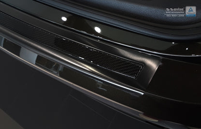 Lastskydd BMW X6 II F16 2014–2019 – Svart steel, Svart Kolfiber – detaljbild 2