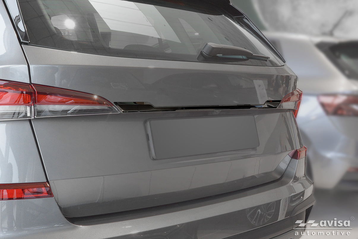 Bakluckelist Skoda Kamiq 2019+24, facelift 24– – Spegelblank svart – detaljbild 3