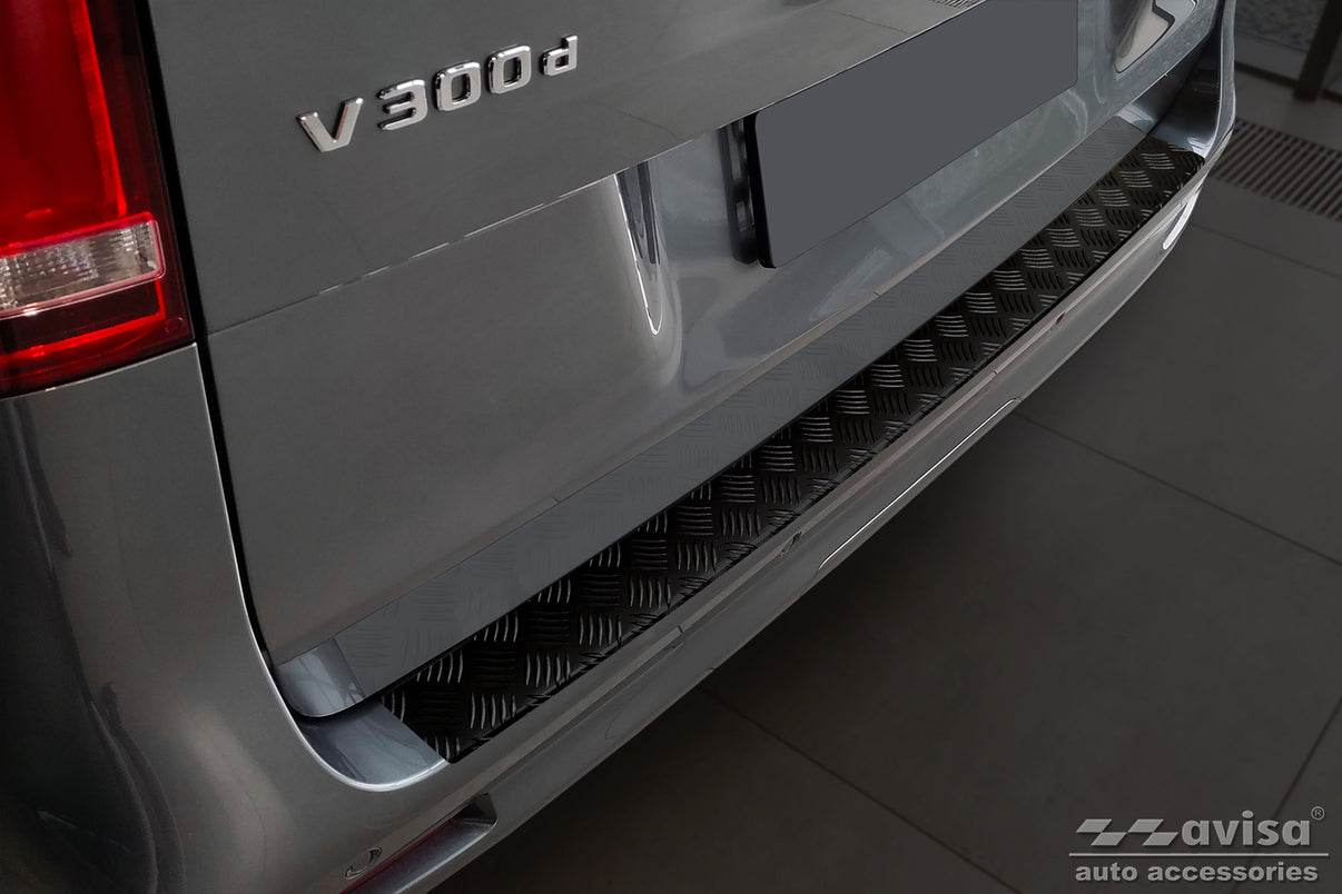 Lastskydd Black Mat Mercedes V Class W447/ Vito III/ Marco Polo 2014–2019, facelift 2019–2024, facelift 2024+ (versionen med two… – Mattsvart – detaljbild 3