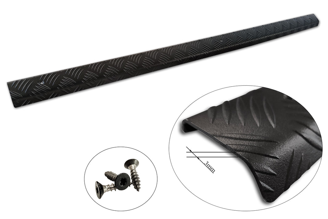 Bakre kant-/skyddslist Volkswagen Amarok 2010–2016, facelift 2016–2021 – Svart