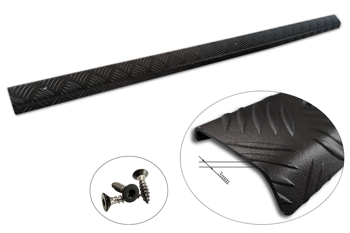 Bakre kant-/skyddslist Volkswagen Amarok 2010–2016, facelift 2016–2021 – Svart