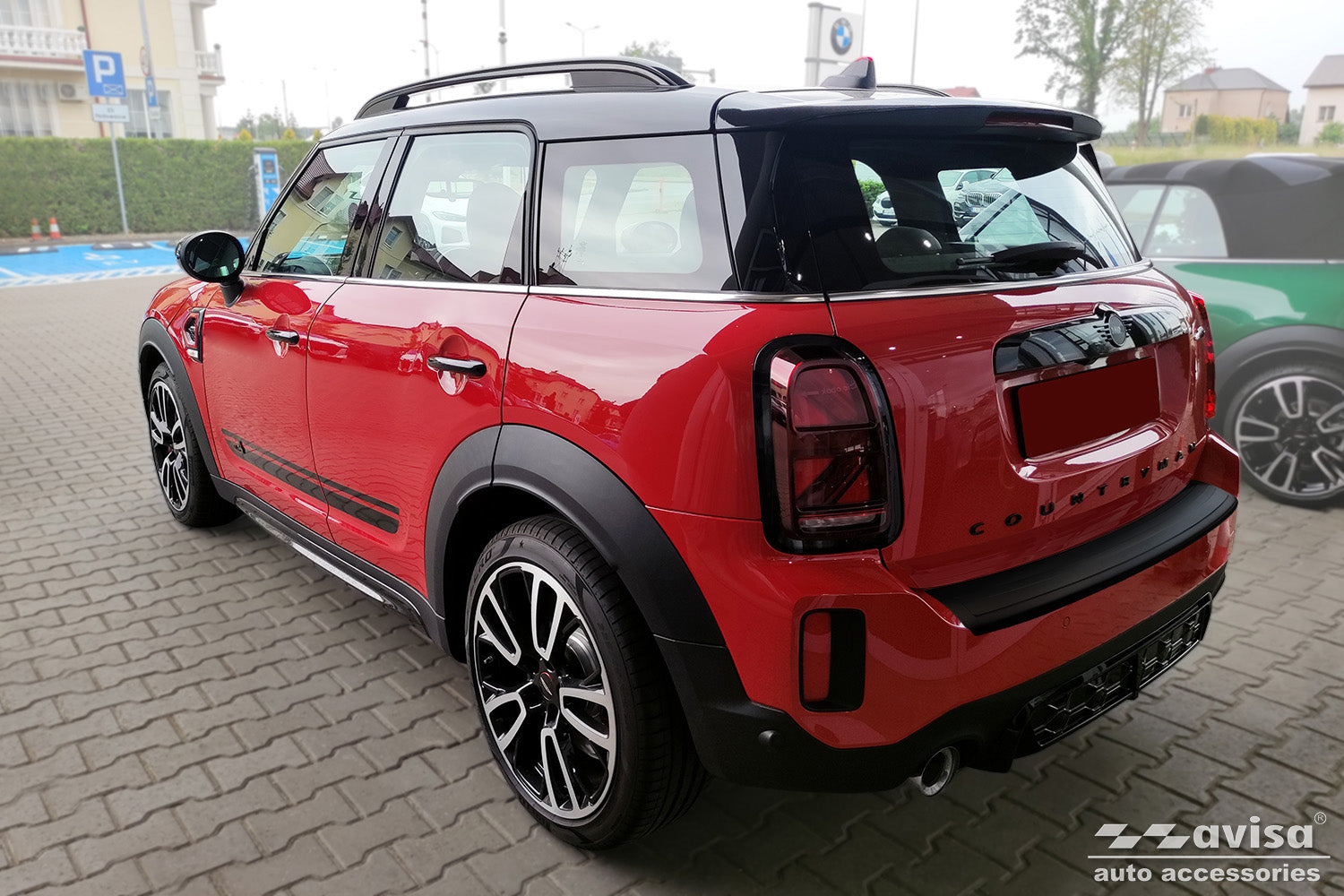 Lastskydd Black Mat Mini Countryman II F60 facelift 2020+ >2023+ Mattsvart – detaljbild 2