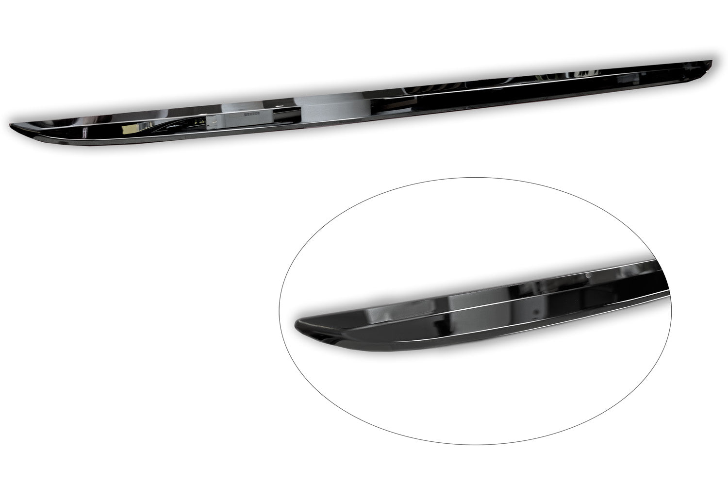Bakluckelist Mercedes Cla II Shooting Brake (X118) 2019–2025 – Spegelblank svart
