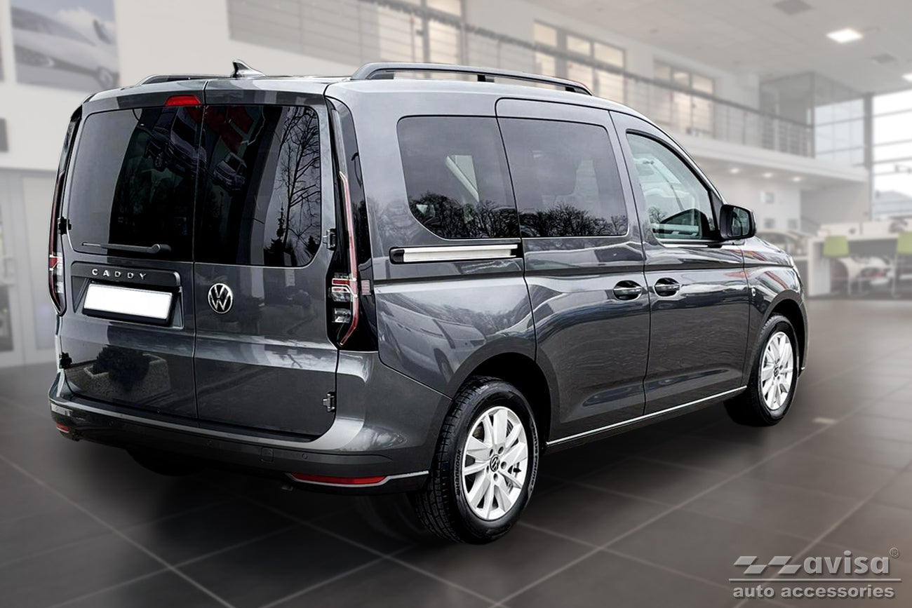 Tröskelskydd Lines Volkswagen Caddy V (SB) 2020+ / Volkswagen Caddy Cargo V (SB ) furgon 2020+ – Svart – detaljbild 2