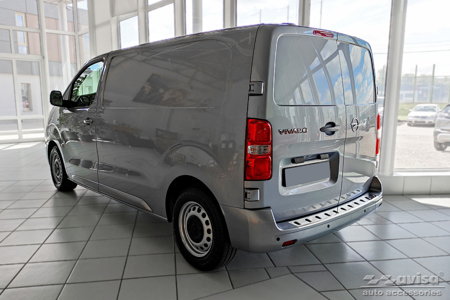Lastskydd Strong Edition Citroen Jumpy III 4-dörrars 2016+ m.fl. – Silver – detaljbild 2