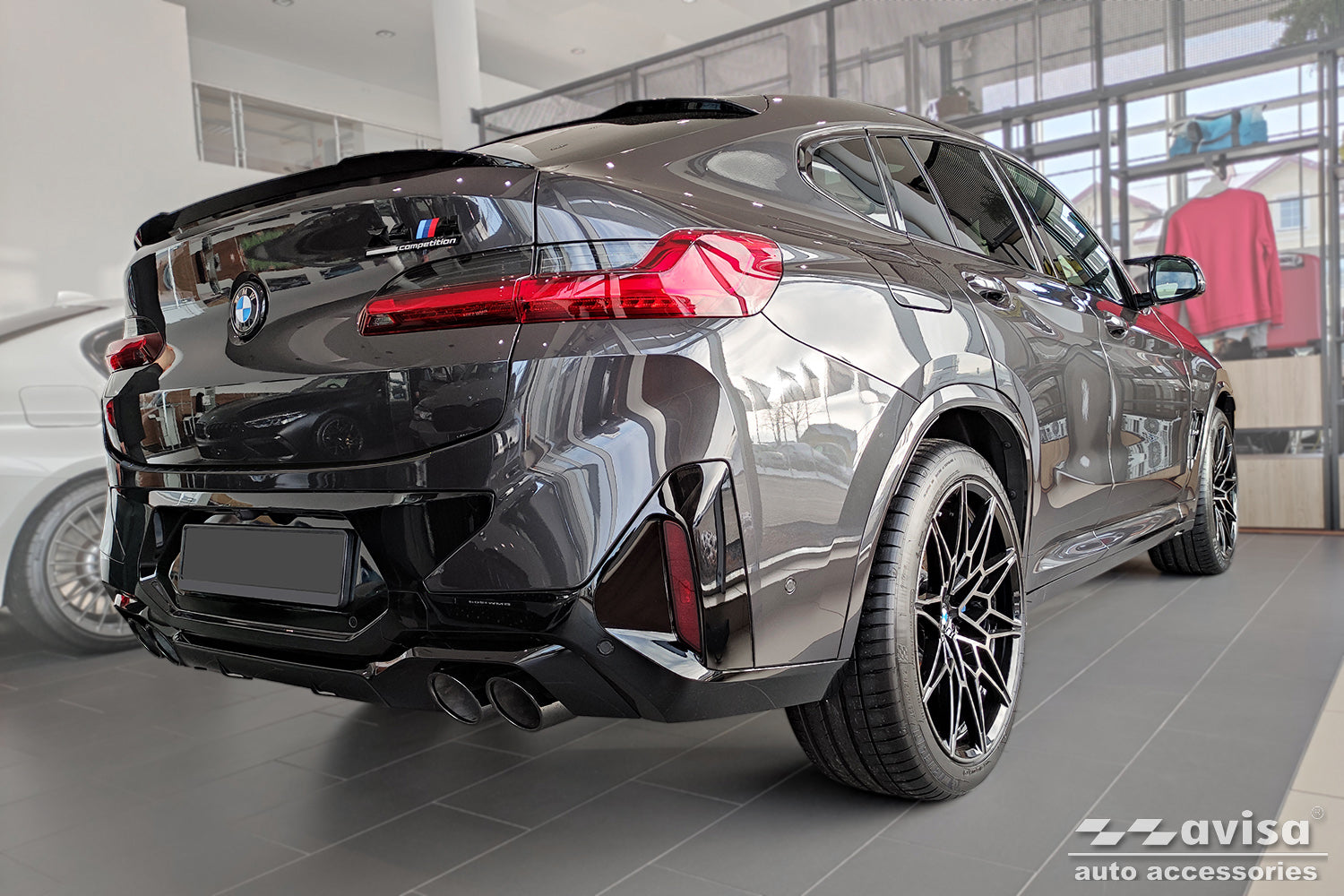 Lastskydd BMW X4 II (G02/ F98) M Competition facelift 2021+ – Svart – detaljbild 2