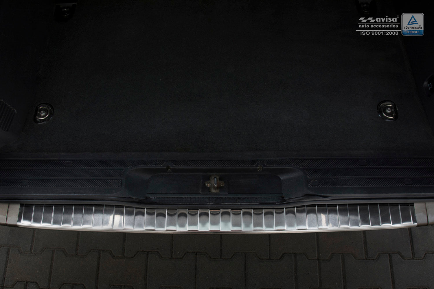 Lastskydd Mercedes W639 Vito/ Viano 2003–2014 – Silver satin – detaljbild 3