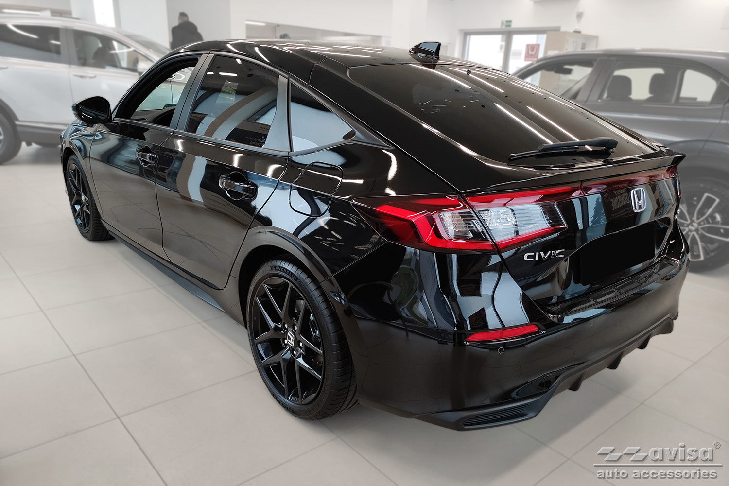 Lastskydd Honda CIVIC XI halvkombi 2022+ – Svart – detaljbild 2