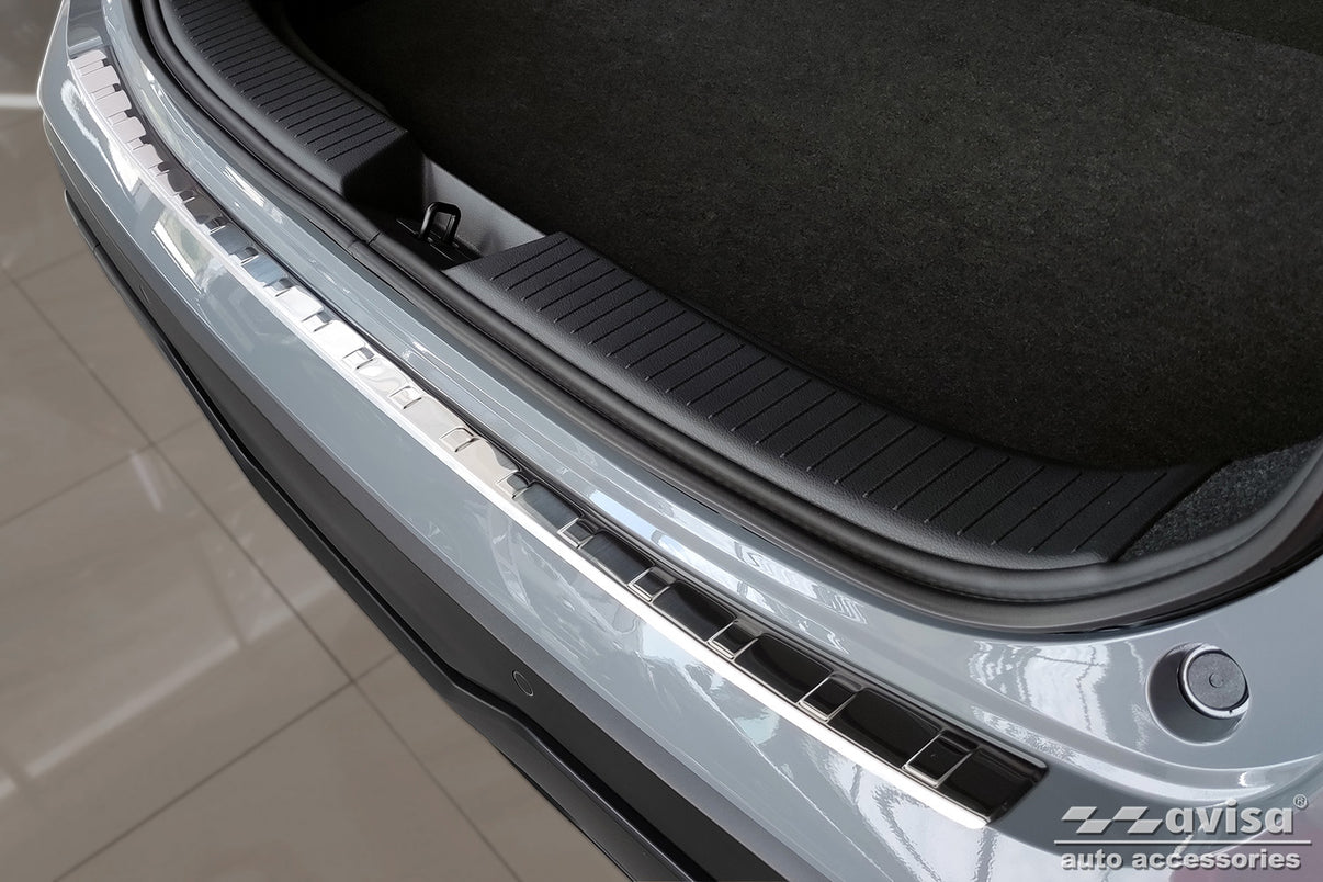 Lastskydd Nissan Qashqai III crossover 2021–2024 facelift 2024+ m.fl. – Silver satin – detaljbild 3