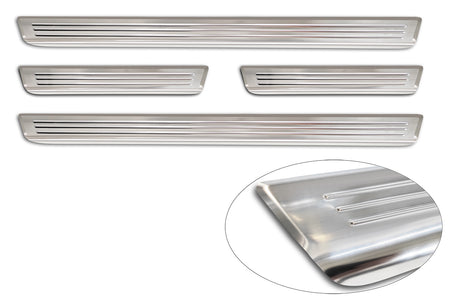 Tröskelskydd Lines Skoda Enyaq IV 2020+/ Skoda Enyaq Coupe iV 2022+ – Silver satin