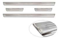 Tröskelskydd Lines Fiat 600 2023+ – Silver satin