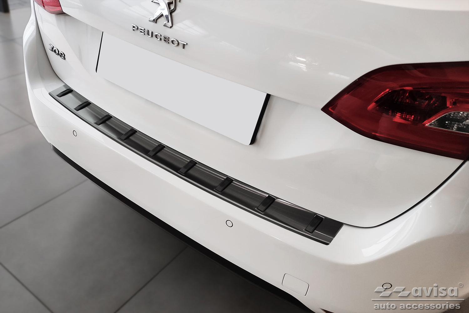 Lastskydd Strong Edition Peugeot 308 II SW Kombi 2013–2017, facelift 2017+ – Svart – detaljbild 3