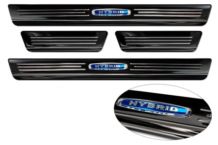 Tröskelskydd Hybrid Peugeot 308 III halvkombi/ 308 III SW Kombi 2021+/ Peugeot E-308 III halvkombi/ E-308 III SW Kombi 2021+ – Svart miror