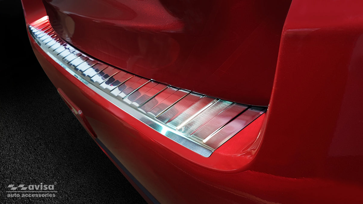 Lastskydd Mitsubishi Asx crossover facelift 2019– 2022 – Silver satin – detaljbild 2