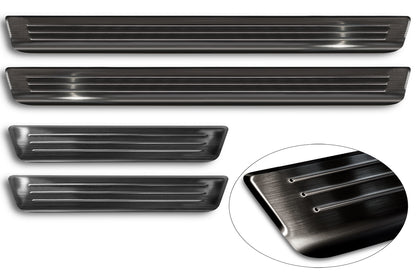 Tröskelskydd Lines Volkswagen Tiguan II 2015–2020, facelift 2020+/ eHybrid 2020–2024 m.fl. – Svart