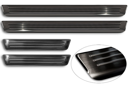 Tröskelskydd Lines Volkswagen Tiguan II 2015–2020, facelift 2020+/ eHybrid 2020–2024 m.fl. – Svart