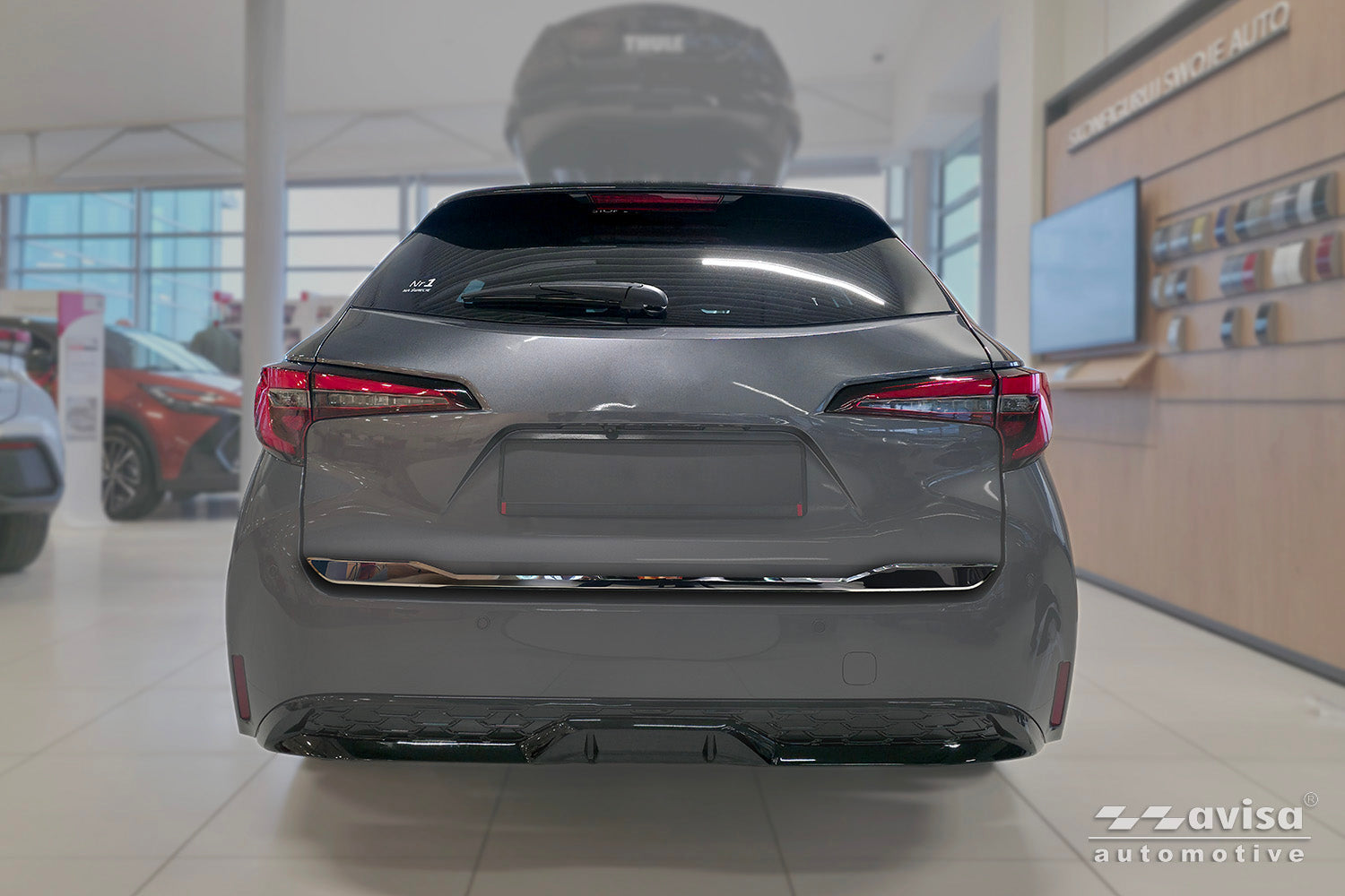 Bakluckelist Toyota Corolla XII Touring Sports 2018+/ GR Sport 2018+ – Spegelblank svart (2/51120) – detaljbild 3