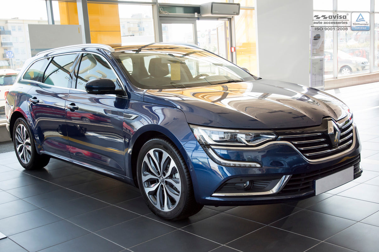 Lastskydd Renault Talisman grandtour 2016–2020, facelift 2020+ – Silver satin – detaljbild 2