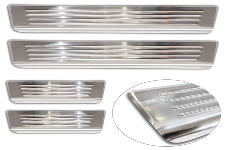 Tröskelskydd Lines Volvo EX 30 2023+ – Silver satin
