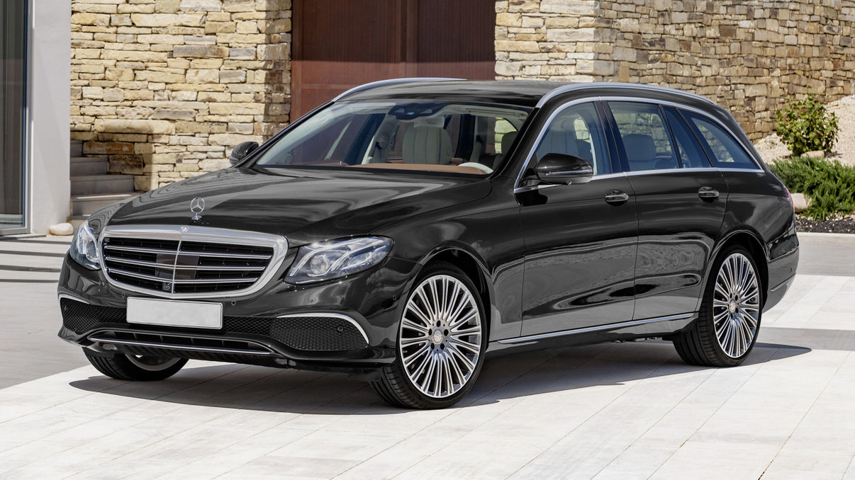 Lastskydd Mercedes E Class W213 Kombi 2016+ / Mercedes E53 S213 AMG 2018+ – Silver satin – detaljbild 3