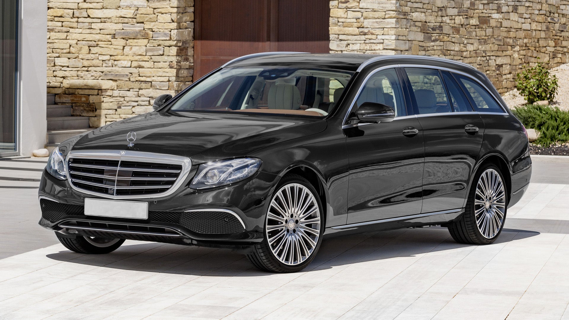 Lastskydd Mercedes E Class W213 Kombi 2016+ / Mercedes E53 S213 AMG 2018+ – Silver satin – detaljbild 3