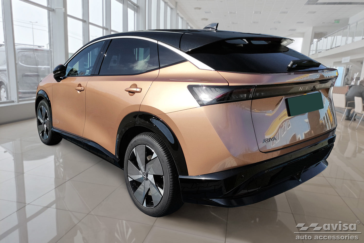 Lastskydd Nissan Ariya 2022+ – Svart – detaljbild 2