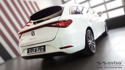 Lastskydd Seat Cupra Leon Sportstourer (KL) 2021– 2024 facelift 2024+ m.fl. – Silver satin – detaljbild 2