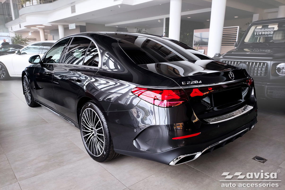 Lastskydd Mercedes E Class W214 Sedan 2023+ – Silver – detaljbild 2