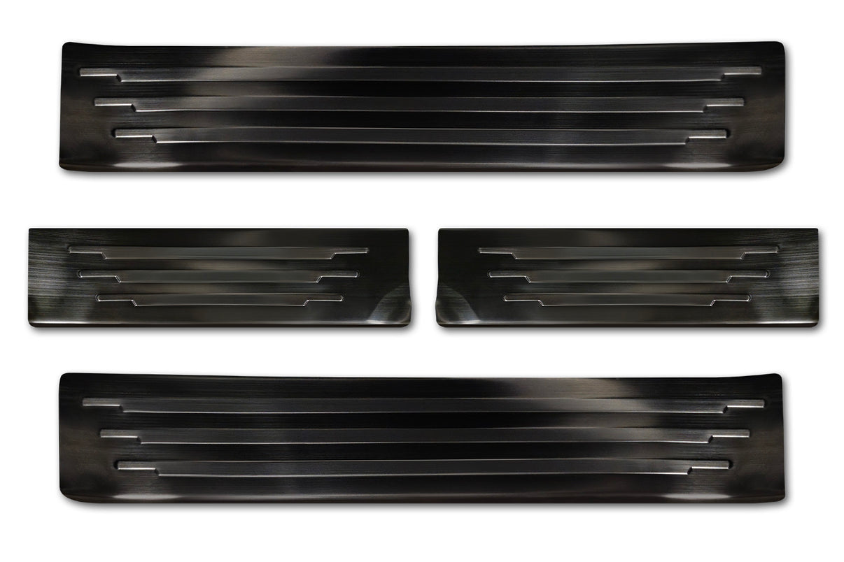 Tröskelskydd Lines Toyota Hilux VIII facelift 2020+ – Silver satin