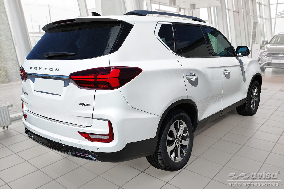 Lastskydd Ssangyong Rexton facelift 2021+ – Silver satin – detaljbild 2