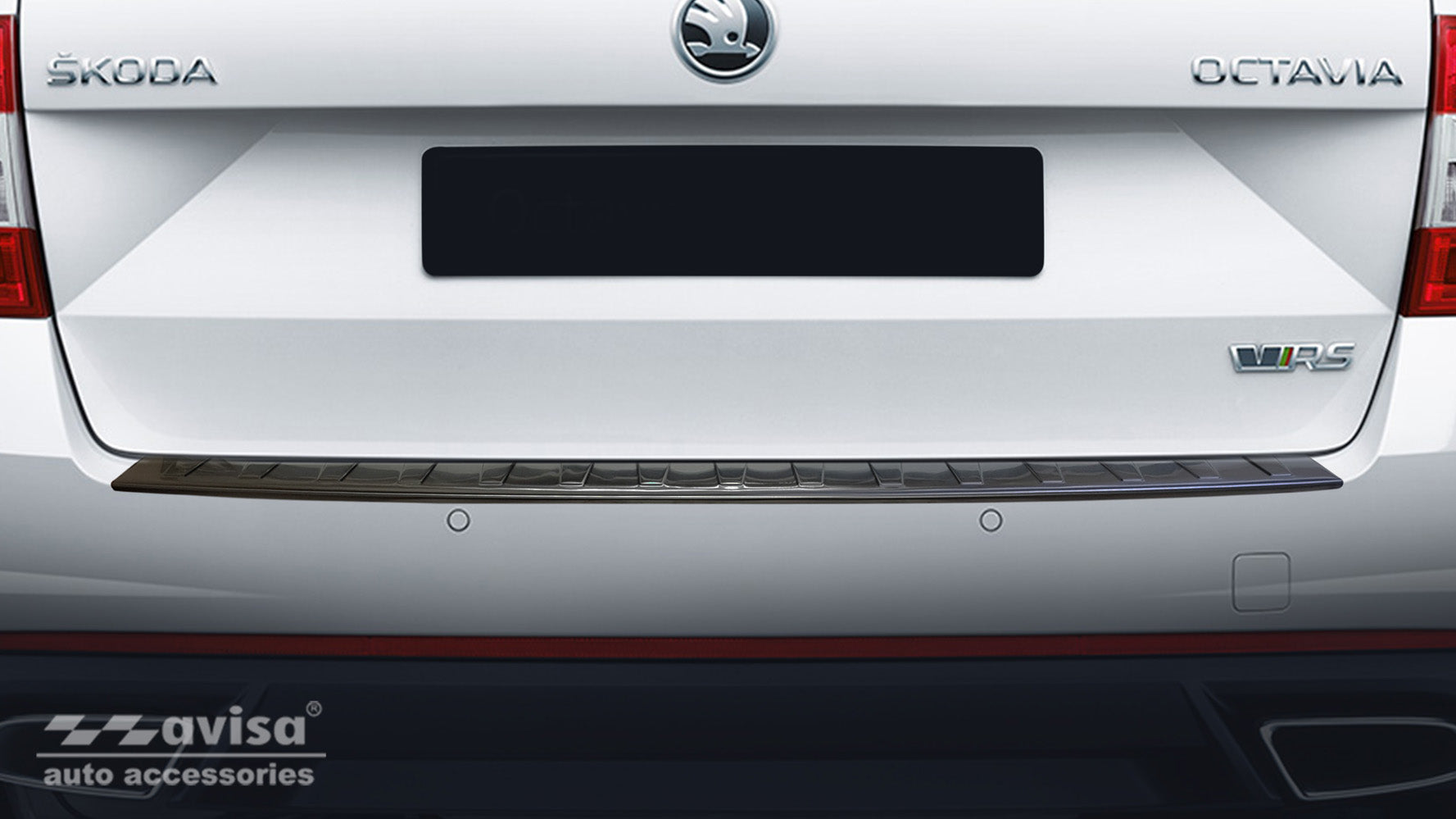 Lastskydd Skoda Octavia III Kombi RS version 2013–2016, facelift 2016–2019 – Svart – detaljbild 3
