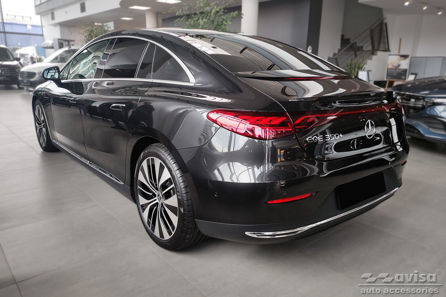 Lastskydd Mercedes Eqe (V295) 2022+ – Silver – detaljbild 2