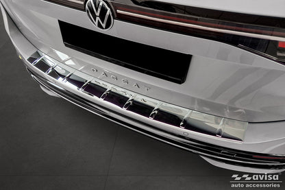 Lastskydd Volkswagen Passat B9 Variant/ R-line/ Hybrid 2024+ – Spegelpolerat silver – detaljbild 3