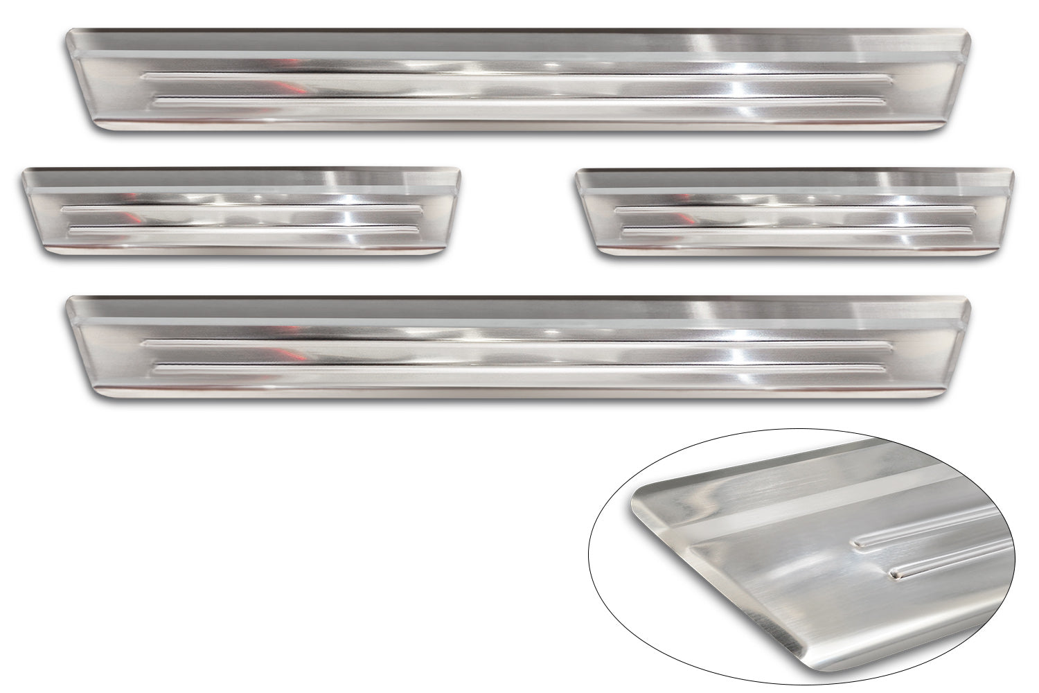 Tröskelskydd Lines Mazda CX-30 2019+ – Silver satin