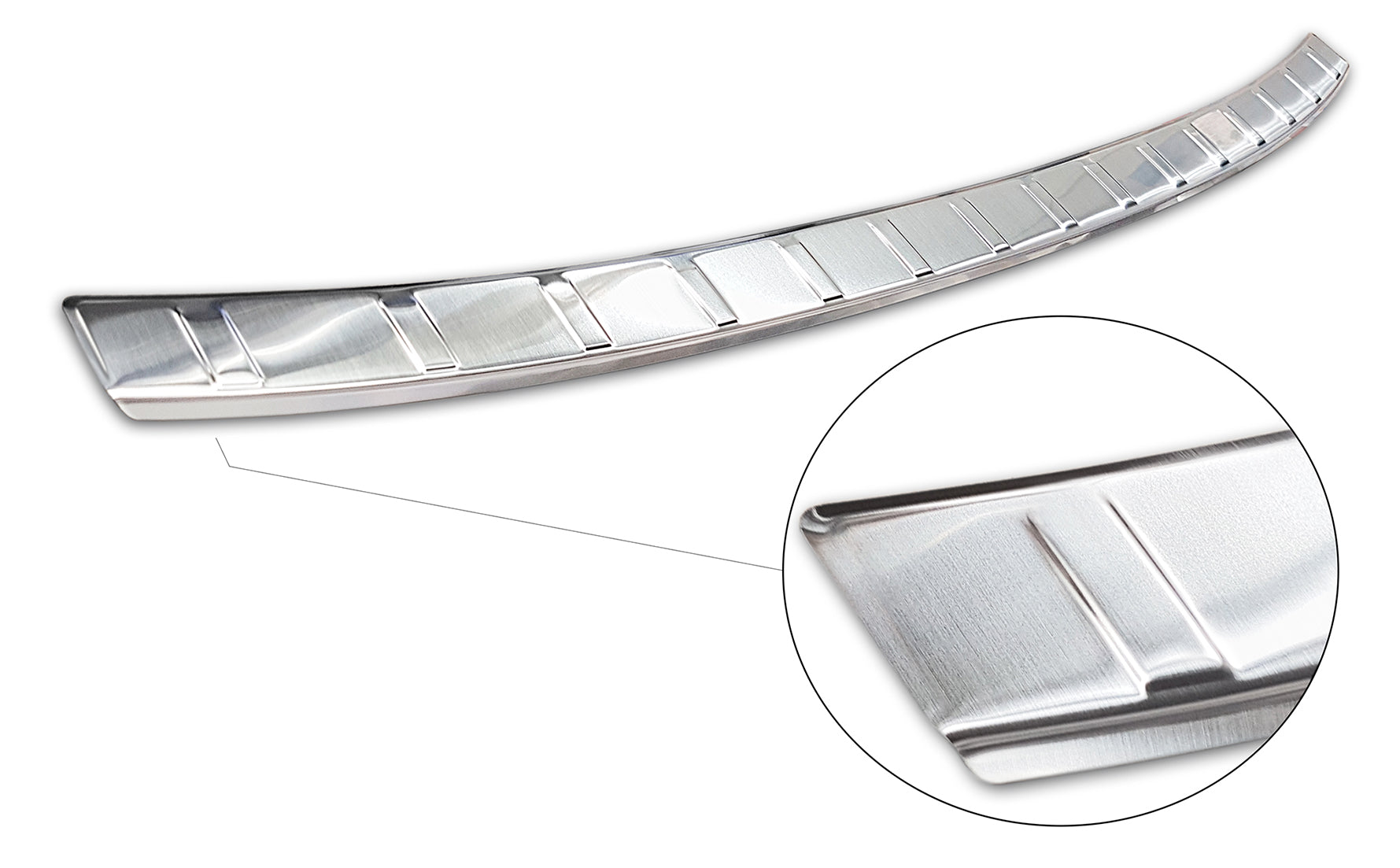 Lastskydd Volkswagen ID.3 halvkombi 5-dörrars 2019–2023, facelift 2023+ – Silver satin