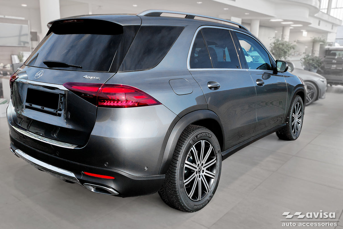 Lastskydd Mercedes Gle II W167 facelift 2023+ (doesn't fit to AMG Line) – Silver satin – detaljbild 2
