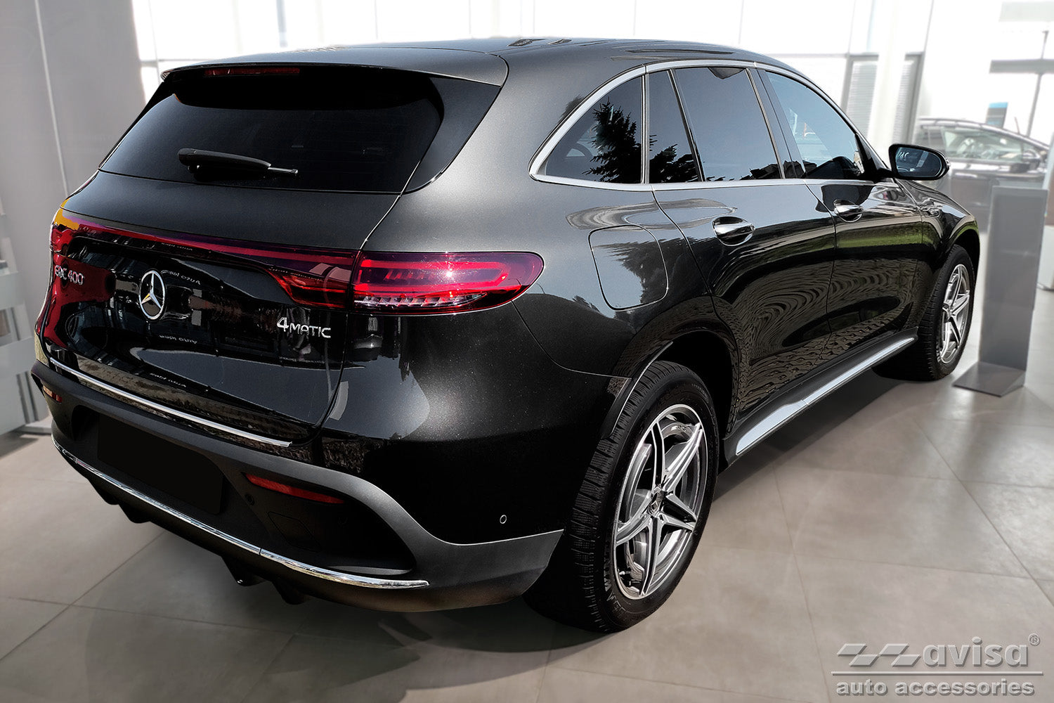 Lastskydd Mercedes Eqc (N293) 2019+ – Silver – detaljbild 2